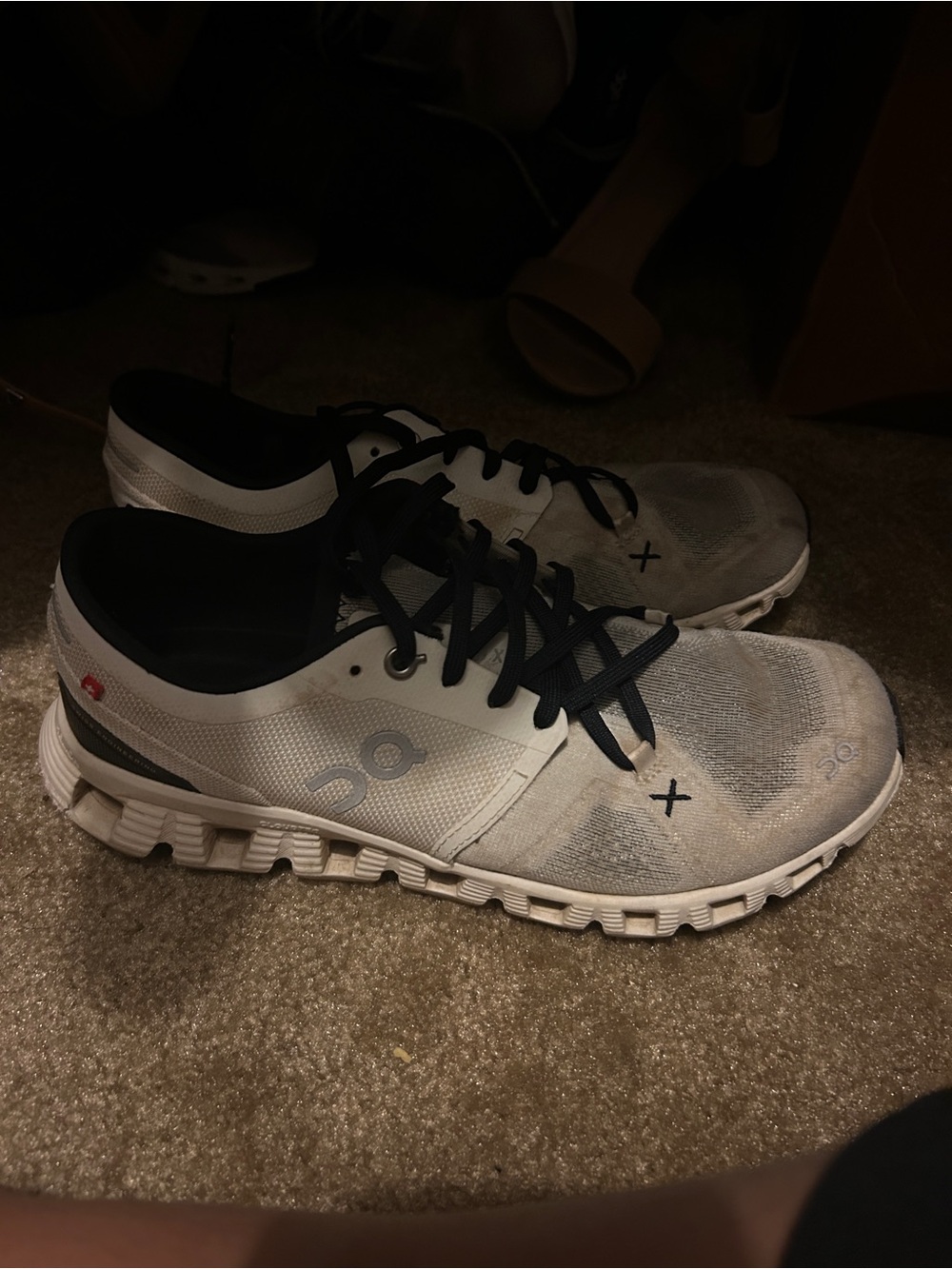 On Running Women's Cloud Running Shoes - White/Black